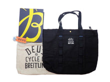 画像をギャラリービューアに読み込む, BREITLING x DEUS ブライトリング×デウス Novelty ノベルティ Wax Canvas ワックス キャンバス Travel Tote Bag トラベルトートバッグ