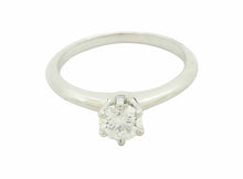 画像をギャラリービューアに読み込む, ティファニー ソリティアリング Pt950 ダイヤ 0.46 #10