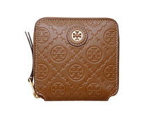 画像をギャラリービューアに読み込む, - TORY BURCH トリーバーチ Tモノグラム バイフォールド コンパクト ジップ ウォレット 79380