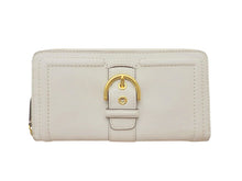画像をギャラリービューアに読み込む, COACH コーチ Campbell Leather キャンベルレザー Buckle Accordion Zip Round Zipper バックル アコーディオンジップ ラウンドファスナー長財布 F50011