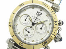 画像をギャラリービューアに読み込む, - カルティエ パシャ38 クロノ W31036T6 SS/YG