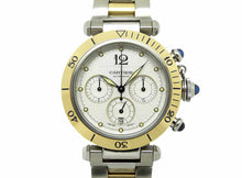画像をギャラリービューアに読み込む, - カルティエ パシャ38 クロノ W31036T6 SS/YG