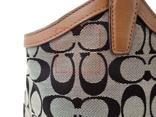 画像をギャラリービューアに読み込む, COACH コーチ Signature Python Stripe Tote Bag シグネチャー パイソン ストライプ トートバッグ F31444