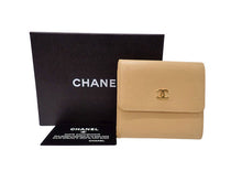 画像をギャラリービューアに読み込む, - CHANEL シャネル COCO ココマーク W Hook Wallet Wホック財布 A13456