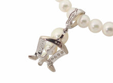 画像をギャラリービューアに読み込む, - MIKIMOTO ミキモト パールネックレス SV ペンダント K18WG ダイヤ