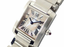 画像をギャラリービューアに読み込む, - カルティエ タンクフランセーズ SM W51028Q3 ピンクシェル