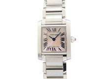 画像をギャラリービューアに読み込む, - カルティエ タンクフランセーズ SM W51028Q3 ピンクシェル