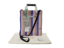 画像をギャラリービューアに読み込む, - MARNI MARKET マルニ マーケット MINI SHOULDER STRIPE BAG ミニショルダー ストライプバッグ アストラルブルー SHMH0106A0TN296STB55