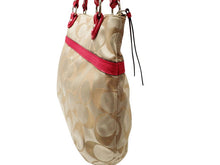 画像をギャラリービューアに読み込む, COACH コーチ Poppy Signature Satin Glam Tote Bag ポピー シグネチャー サテングラム トートバッグ 18988