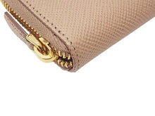 画像をギャラリービューアに読み込む, - PRADA プラダ SAFFIANO CUIR サフィアーノレザー ジップアラウンド コインケース 1MM268