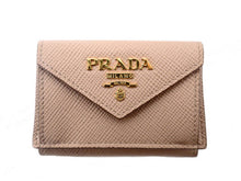 画像をギャラリービューアに読み込む, PRADA プラダ SAFFIANO CUIR サフィアーノレザー コンパクト財布 1MH021