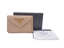 画像をギャラリービューアに読み込む, PRADA プラダ SAFFIANO CUIR サフィアーノレザー コンパクト財布 1MH021