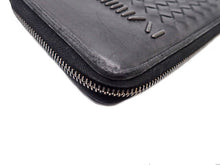 画像をギャラリービューアに読み込む, BOTTEGA VENETA ボッテガ・ヴェネタ Intrecciato イントレチャート Bar Studs バースタッズ Zip Around Long Wallet ジップアラウンドウォレット 長財布