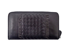 画像をギャラリービューアに読み込む, BOTTEGA VENETA ボッテガ・ヴェネタ Intrecciato イントレチャート Bar Studs バースタッズ Zip Around Long Wallet ジップアラウンドウォレット 長財布
