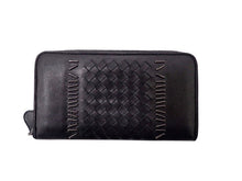 画像をギャラリービューアに読み込む, BOTTEGA VENETA ボッテガ・ヴェネタ Intrecciato イントレチャート Bar Studs バースタッズ Zip Around Long Wallet ジップアラウンドウォレット 長財布