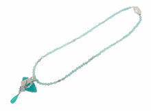 画像をギャラリービューアに読み込む, 藤平 卓 TAKASHI FUJIHIRA ネックレス Pt900/K18WG/シルバー カルセドニー25.66 4.64 ブルートパーズ アパタイト レインボームーンストーン