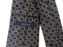 画像をギャラリービューアに読み込む, GUCCI グッチ G pattern Silk Tie Gロゴ柄 シルク ネクタイ