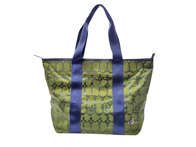 Vivienne Westwood MAN ヴィヴィアン ウエストウッド マン Orb Pattern Tote bag オーブ柄 トートバッグ  VWB813