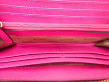 画像をギャラリービューアに読み込む, - MICHAEL KORS マイケルコース JET SET TRAVEL ジェットセット トラベル Large Three Quarter Zip Long Wallet ラージ スリークオーター ジップ L字ファスナー長財布 35T6GTVE3L