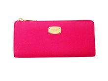 画像をギャラリービューアに読み込む, - MICHAEL KORS マイケルコース JET SET TRAVEL ジェットセット トラベル Large Three Quarter Zip Long Wallet ラージ スリークオーター ジップ L字ファスナー長財布 35T6GTVE3L