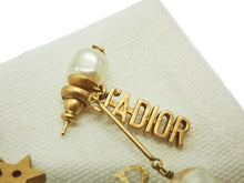 画像をギャラリービューアに読み込む, - DIOR ディオール J'ADIOR ジャディオール Resin Pearls レジンパール Name Logo ネームロゴ Star 星 pierce ピアス