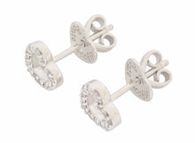 画像をギャラリービューアに読み込む, - ポンテ・ヴェキオ ピアス ハート K18WG ダイヤ0.07/0.07