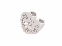 画像をギャラリービューアに読み込む, - ポンテ・ヴェキオ ピアス ハート K18WG ダイヤ0.07/0.07