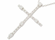 画像をギャラリービューアに読み込む, - DAMIANI ダミアーニ ノッテ ディ サン ロレンツォ クロス ネックレス K18WG ダイヤ