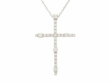 画像をギャラリービューアに読み込む, - DAMIANI ダミアーニ ノッテ ディ サン ロレンツォ クロス ネックレス K18WG ダイヤ