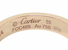 画像をギャラリービューアに読み込む, - カルティエ ミニラブリング 1Pダイヤ K18PG
