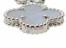 画像をギャラリービューアに読み込む, - ヴァンクリーフ&アーペル マジック アルハンブラ ブレスレット 5モチーフ VCARL62400 K18WG カルセドニー/マザー オブパール