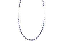 画像をギャラリービューアに読み込む, - ネックレス K18WG サファイヤ26.38 ダイヤ2.38