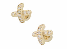 画像をギャラリービューアに読み込む, - ティファニー クロスステッチ ピアス ダイヤ K18YG