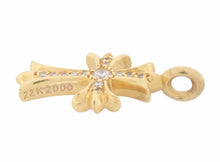 画像をギャラリービューアに読み込む, - クロムハーツ ペンダントトップ タイニークロスファット パヴェダイヤ 22K