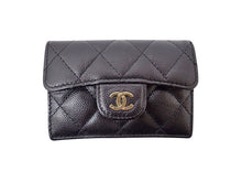 画像をギャラリービューアに読み込む, - CHANEL シャネル CLASSIC SMALL FLAP WALLET クラシック スモール フラップ ウォレット Wホック三つ折り財布 AP0230