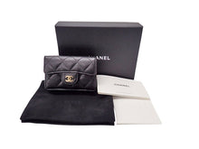 画像をギャラリービューアに読み込む, - CHANEL シャネル CLASSIC SMALL FLAP WALLET クラシック スモール フラップ ウォレット Wホック三つ折り財布 AP0230