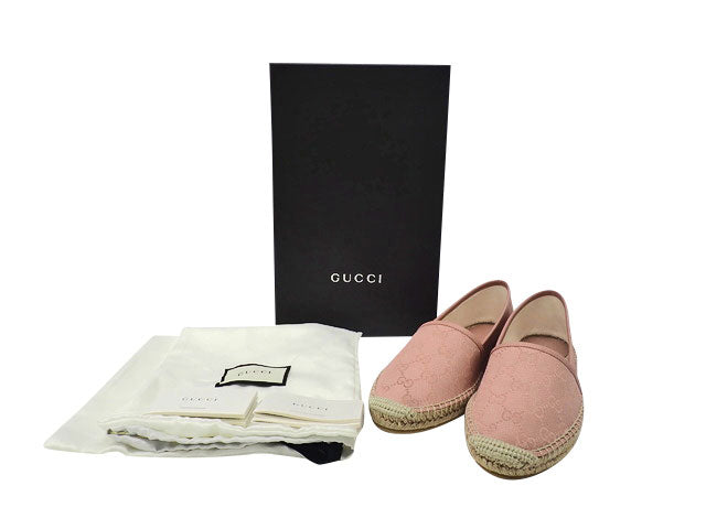 GUCCI グッチ GG Espadrille エスパドリーユ Slip on スリッポン Flat Shoes フラットシューズ 4669 –  正木屋質店