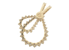 画像をギャラリービューアに読み込む, WALTHAM ウォルサム ペンダントトップ スウィング K18YG ダイヤ