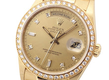 画像をギャラリービューアに読み込む, - ロレックス デイデイト 18348A K18YG ベゼルダイヤ