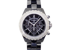 画像をギャラリービューアに読み込む, - シャネル J12 クロノグラフ H1009 ベゼルダイヤ