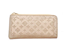 画像をギャラリービューアに読み込む, - Daily russet デイリーラシット PU Embossed Long Wallet PUエンボス L字ファスナー長財布