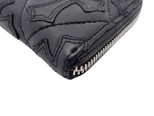 画像をギャラリービューアに読み込む, - CHROME HEARTS クロムハーツ REC F ZIP WALLET CEMETERY QUILTED CROSS PATCHES REC F ジップ セメタリー キルテッド クロスパッチ ラウンドファスナー長財布