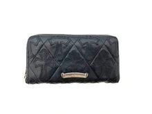 画像をギャラリービューアに読み込む, - CHROME HEARTS クロムハーツ REC F ZIP WALLET CEMETERY QUILTED CROSS PATCHES REC F ジップ セメタリー キルテッド クロスパッチ ラウンドファスナー長財布