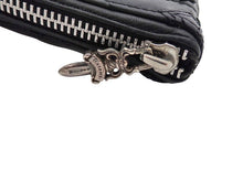画像をギャラリービューアに読み込む, - CHROME HEARTS クロムハーツ REC F ZIP WALLET CEMETERY QUILTED CROSS PATCHES REC F ジップ セメタリー キルテッド クロスパッチ ラウンドファスナー長財布