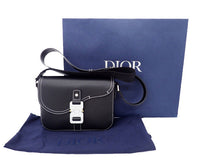 画像をギャラリービューアに読み込む, - DIOR クリスチャン ディオール Small Saddle Messenger Bag with Flap Shoulder Bag サドル フラップ付きメッセンジャーバッグ ショルダーバッグ スモール 1ADPO049YKK_H00N