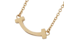 画像をギャラリービューアに読み込む, ティファニー T スマイル ペンダント ミニ ネックレス K18RG