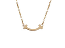 画像をギャラリービューアに読み込む, ティファニー T スマイル ペンダント ミニ ネックレス K18RG