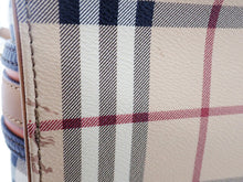 画像をギャラリービューアに読み込む, - BURBERRY バーバリー Shadow Horse シャドーホース Check Bowling Bag チェック ボウリングバッグ Boston Bag ボストンバッグ