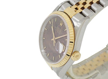 画像をギャラリービューアに読み込む, ロレックス デイトジャスト 16233 ウォールナット SS/YG