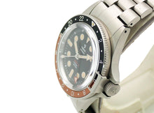 画像をギャラリービューアに読み込む, - YEMA イエマ スーパーマン ワールドタイム GMT コーク YGMT21B39-CMS